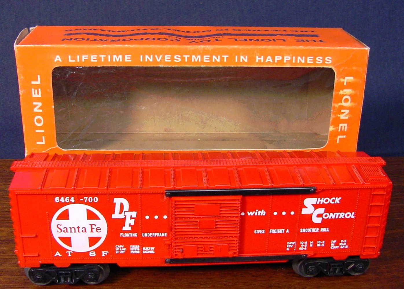 Lionel Licensed 6464-700 Santa Fe Window Box – Reproduction – O Gauge